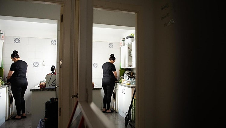 The 200-euro-a-month Cáritas charity flats situated amongst Malaga city's holiday rental homes