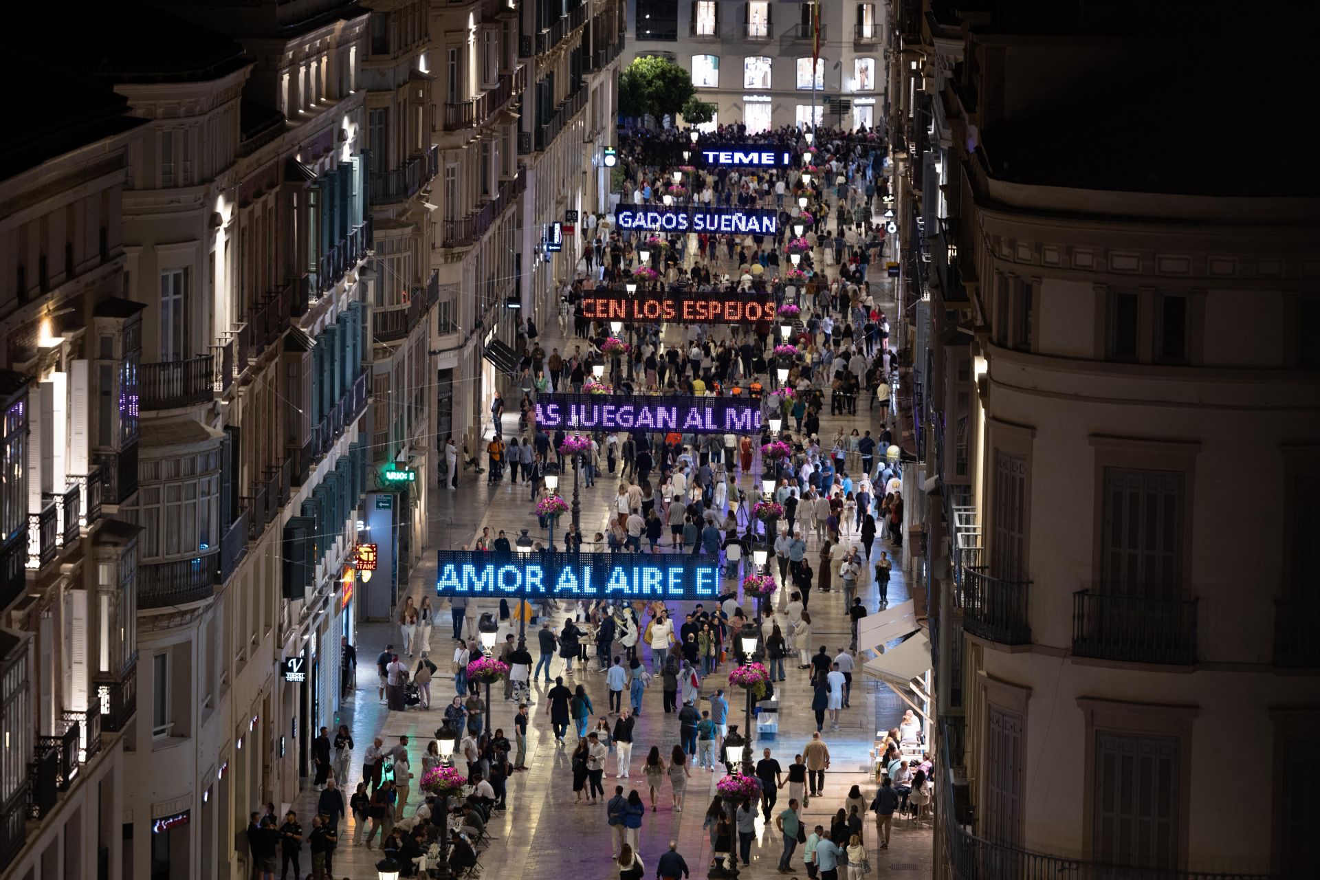 Malaga&#039;s Noche en Blanco 2025, in photos