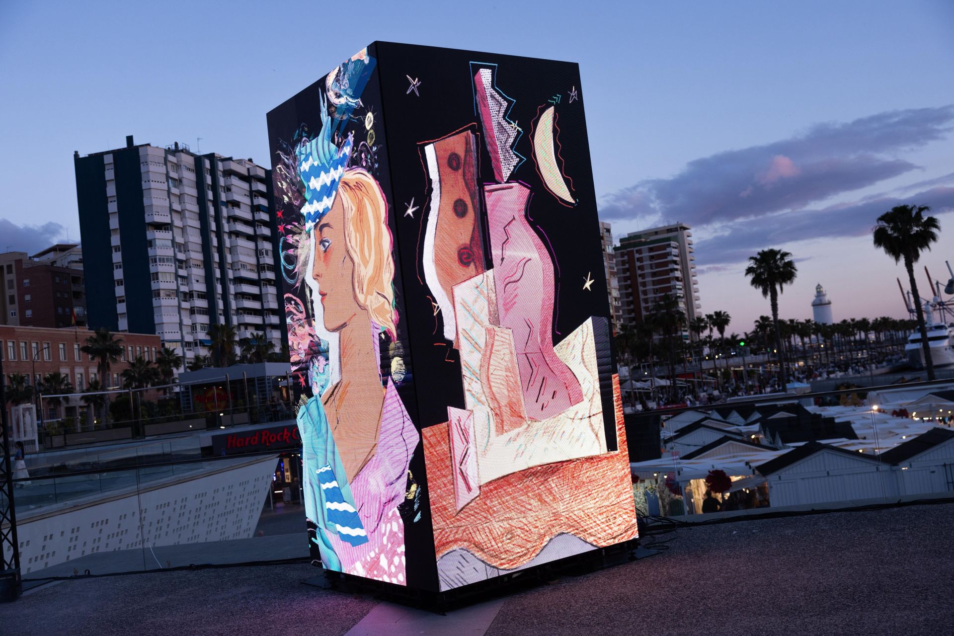 Malaga&#039;s Noche en Blanco 2025, in photos