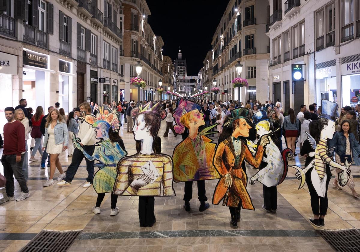 Malaga&#039;s Noche en Blanco 2025, in photos