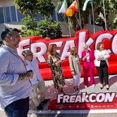 Presentation of FreakCon 2025, at the Palacio de Congresos de Torremolinos, with Jack Wise.