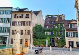 In the centre of Basel.