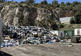 Rubbish accumulated in the plant during a machinery breakdown.