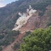 Blasting in the mountain to repair the A-397 road between Ronda and San Pedro Alcántara has already begun.