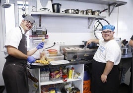 The Supercurrantes, a training and work initiative in the hotel and catering industry for young people with intellectual disabilities.