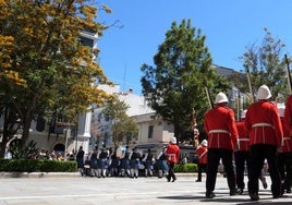 One of the parades that took place during the week.