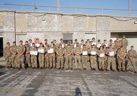 Members of the Royal Gibraltar Regiment.