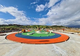 Archive image of the water play area.