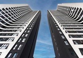 Image of the Martiricos towers.