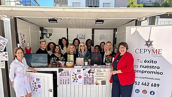 Women entrepreneurs showcase their services during Fuengirola business fair