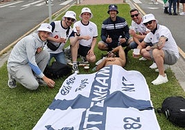 Spurs and Man U fans take Bilbao