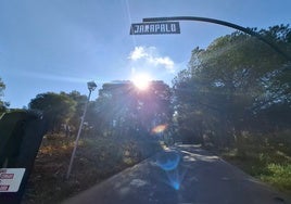 Entrance to the Jarapalo shooting club.
