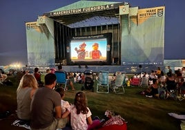 Summer cinema at Marenostrum.