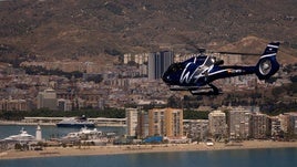 Luxury tourist flight to explore the Costa del Sol.