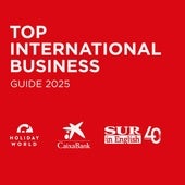 Winners of the 2024 Top International Business Awards with the former British Ambassador, Hugh Elliot, and SUR in English