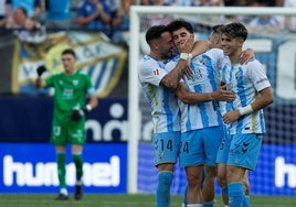 Julen Lobete celebrates his late equaliser.