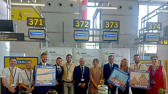 Ryanair offers three new summer routes at Malaga Airport with prices from 21.99 euros
