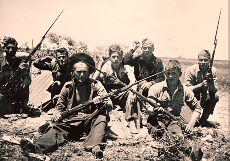 A photo from the front line.