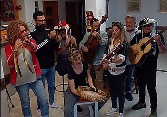 Antipanda during a rehearsal for the festival.