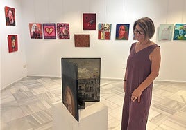 Diptych of Vargas Machuca in the foreground.