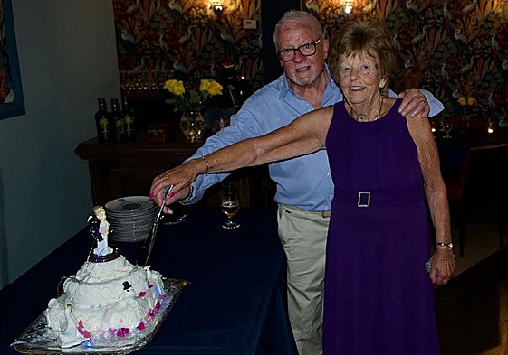 Diamond wedding party in Alhaurín el Grande