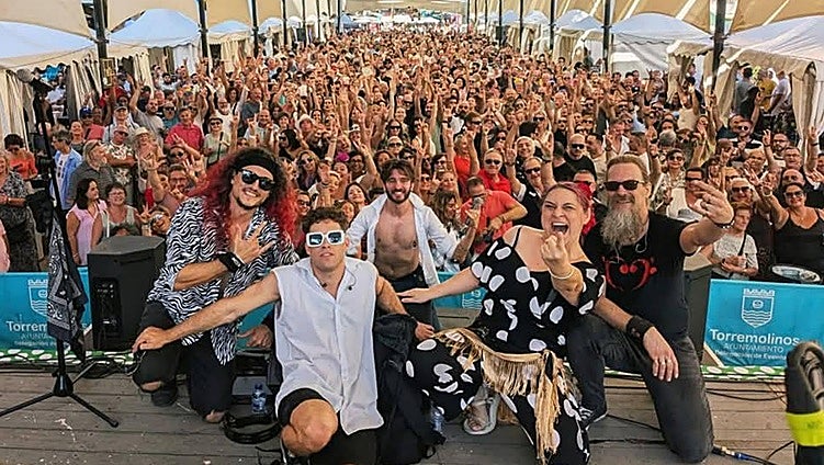Welcome the summer with a great evening of music: six sets from the Costa del Sol's most popular cover bands