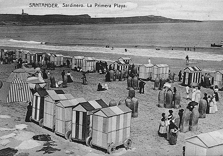 Sardinero Beach in Santander.