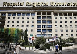 Photo of the Hospital Regional Universitario in Malaga.