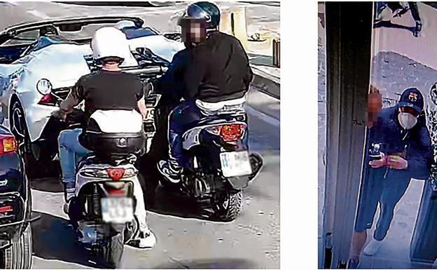 The Neapolitan 'paranzas' practice the pull method from a motorbike.