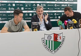 From left to right: Javier Medina, Ángel González and Alberto Aguilar.