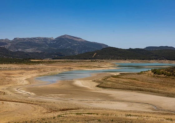 Malaga's Guadalteba reservoir last summer.
