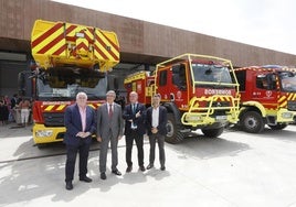The inauguration of the new fire station.