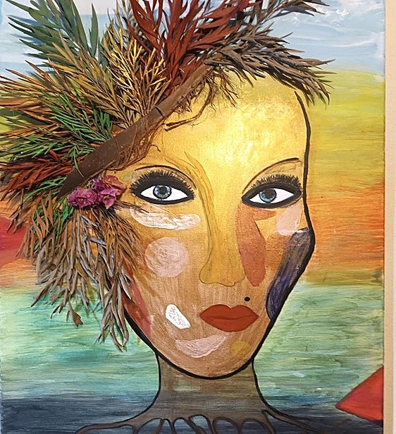 Some of Nina’s artwork that will be on display.