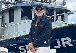 Antonio Banderas, in Hyannis (Massachusetts) during a break in filming Tony.