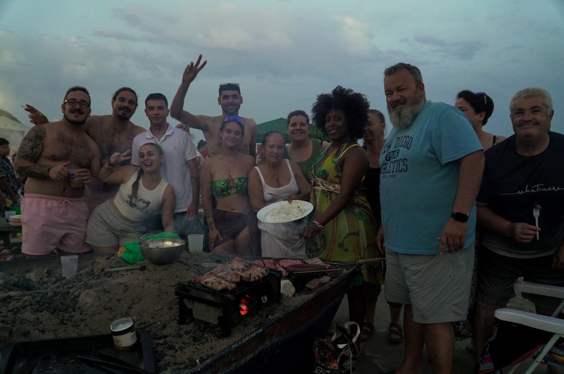 San Juan, a night on the beach - in pictures