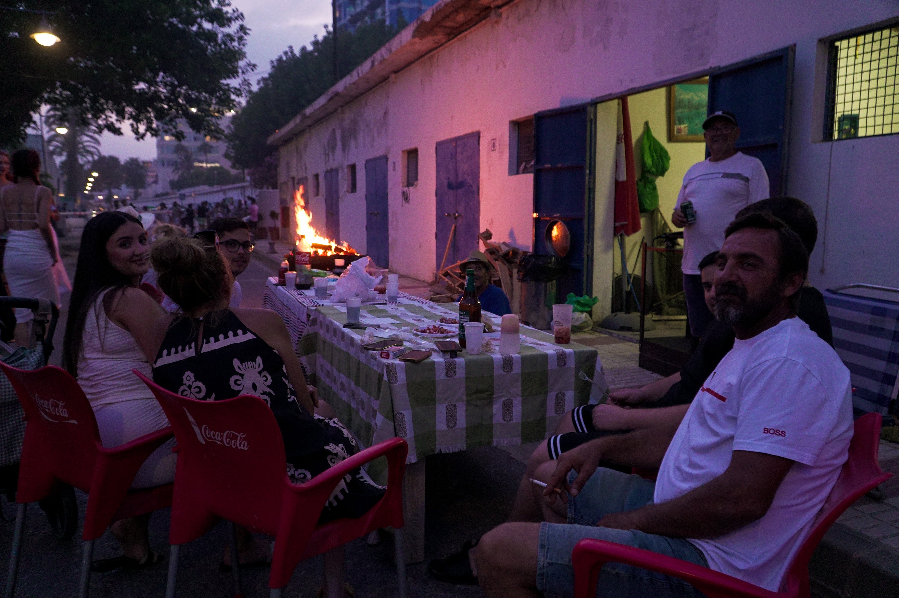 San Juan, a night on the beach - in pictures