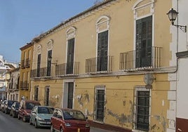 Image of the façade of the building, which is protected by the Junta within the PGOU of Vélez-Málaga.