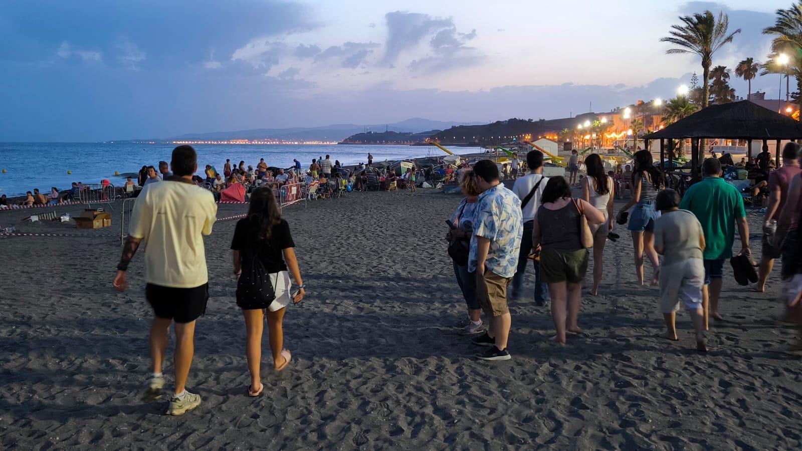 San Juan, a night on the beach - in pictures