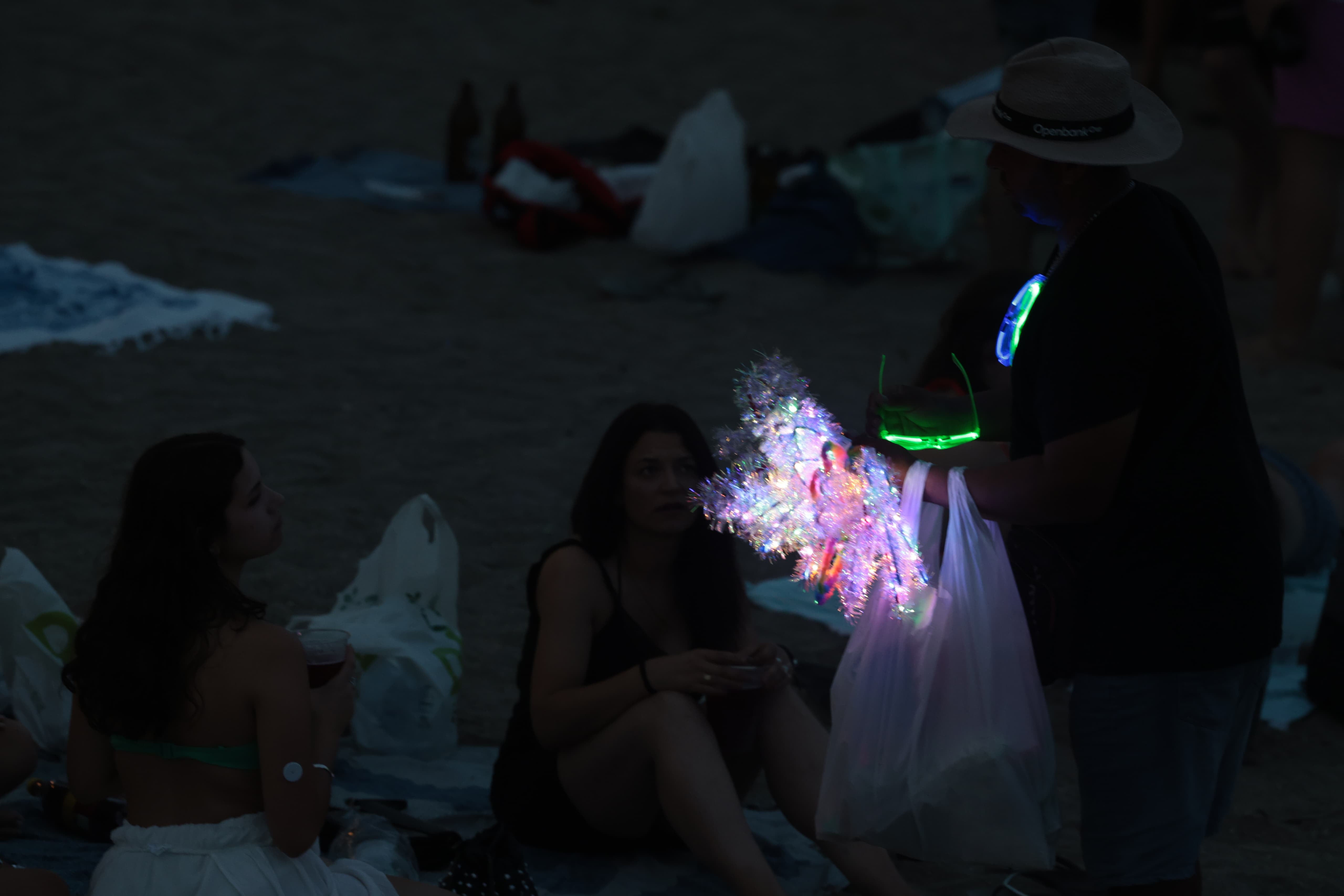 San Juan, a night on the beach - in pictures
