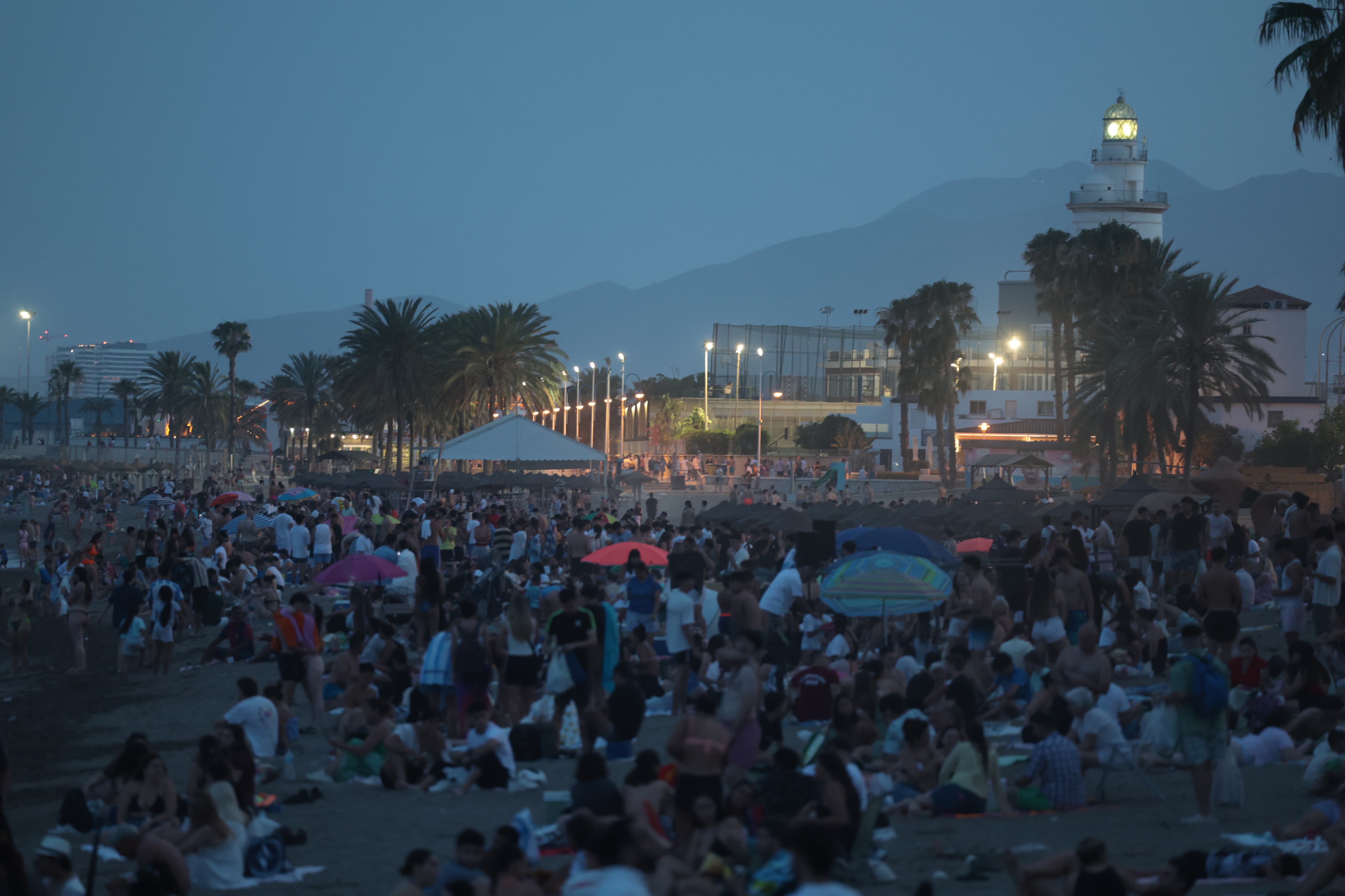 San Juan, a night on the beach - in pictures