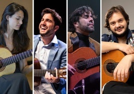 Anabel Montesinos, Rafael Aguirre, Daniel Casares and Yamandu Costa.