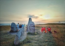At Ale's Stones on 21 June.