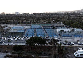 Current facilities of the Inacua racquet centre.