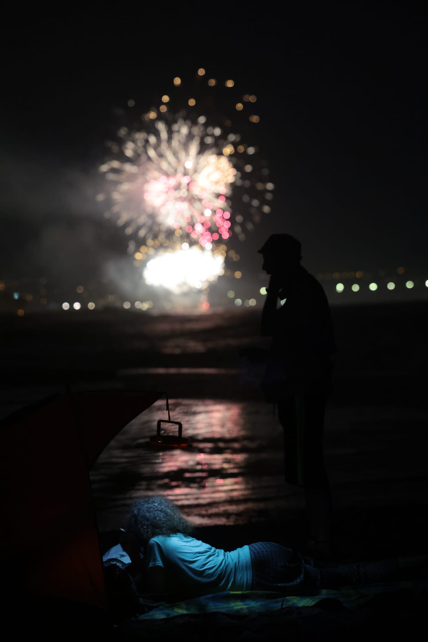 San Juan, a night on the beach - in pictures