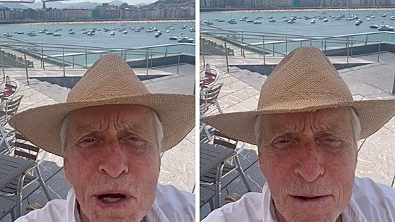 Michael Douglas falls for San Sebastian and La Concha beach: 'Beautiful city'
