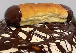 Ice cream made from Hermanos González cocoa buns.