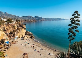 Calahonda beach in Nerja
