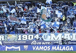 Malaga fans.