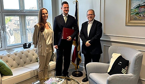 Rock's education minister holds talks with UK counterpart during meeting in London