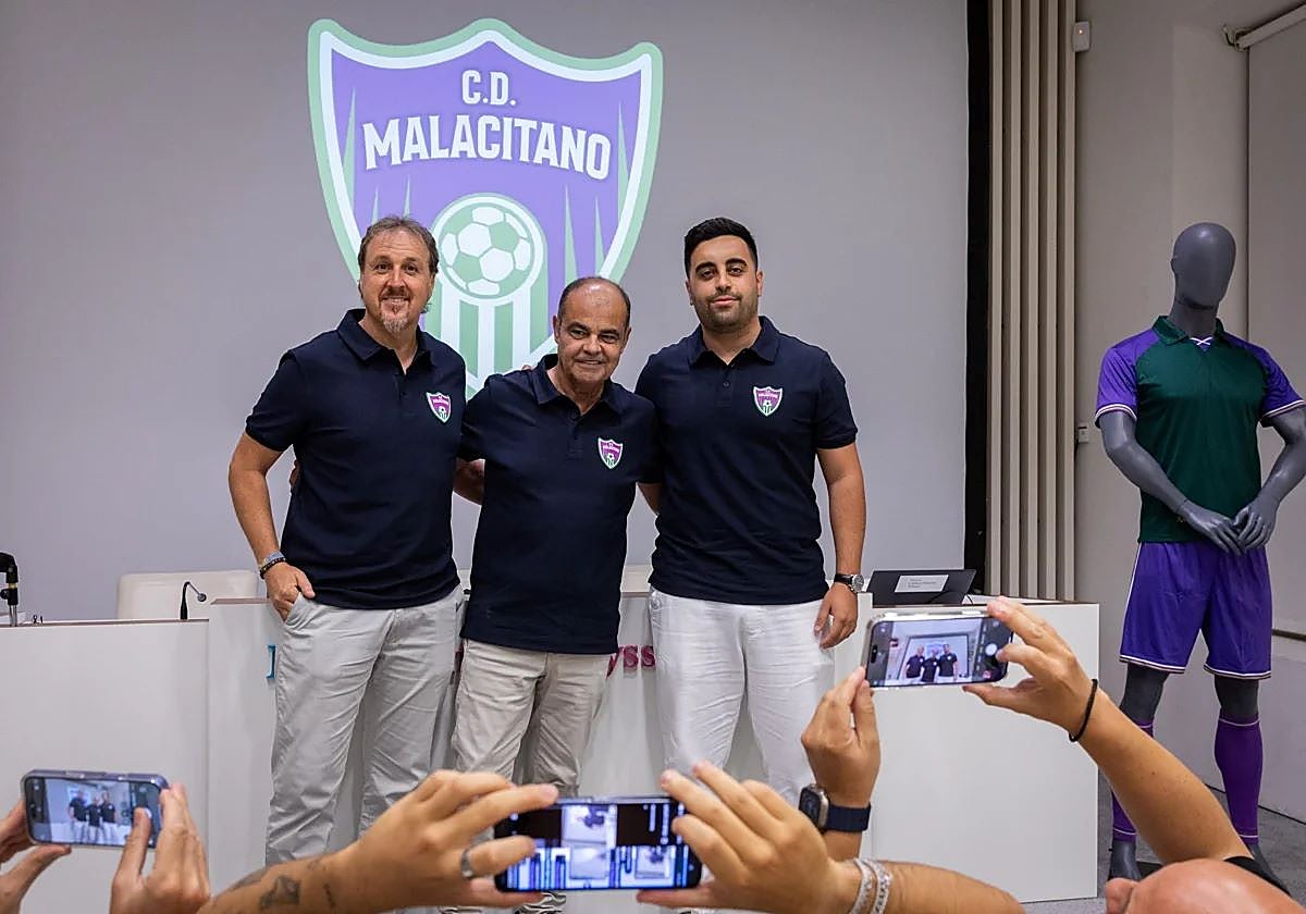 Ayala, Pastor and Luna at the presentation last week.